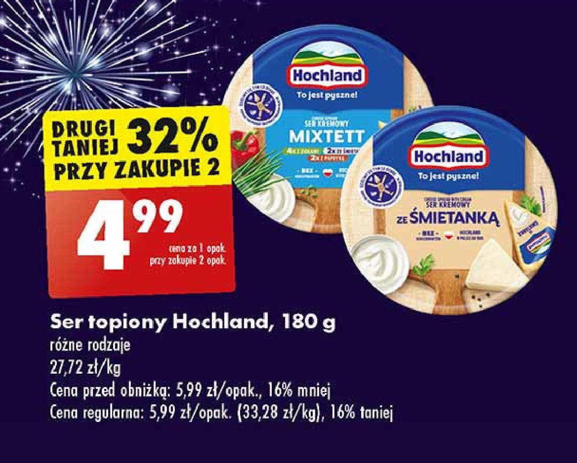 Ser topiony mixtett Hochland promocja