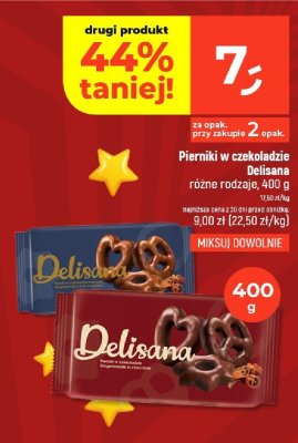 Pierniki w czekoladzie Delisana różne rodzaje promocja w Dealz