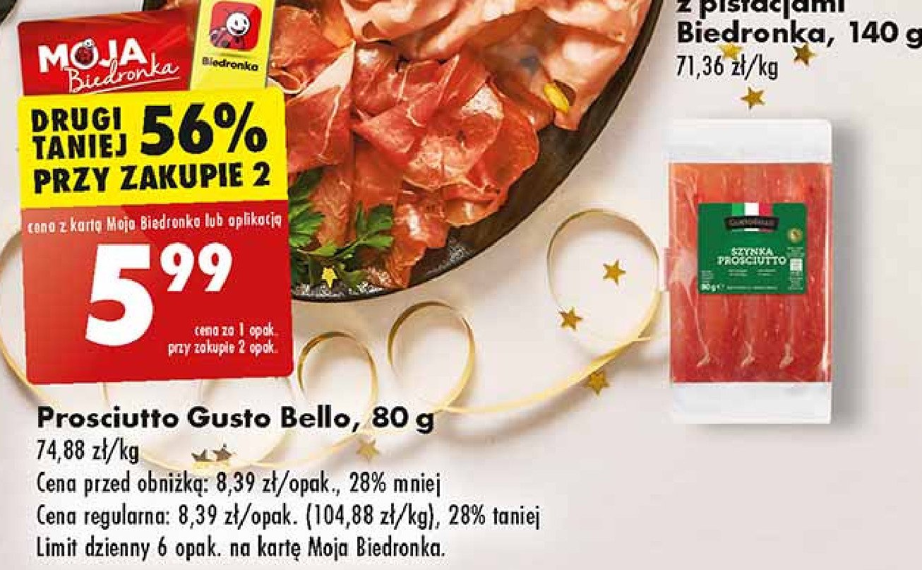 Szynka prosciutto Gustobello promocja