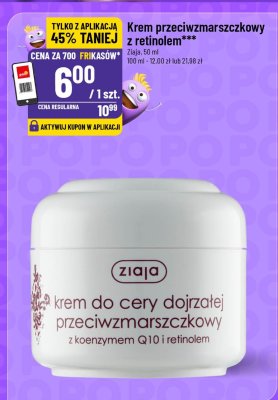 Krem przeciwzmarszczkowy z retinolem Ziaja promocja w POLOmarket
