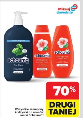 Szampon do w艂os贸w Schauma clean & fresh promocja w Carrefour Market