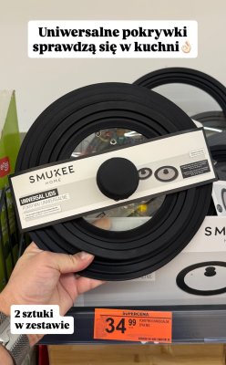 Pokrywki uniwersalne 2 szt. promocja w Biedronka