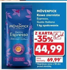 Kawa Movenpick caffe crema gusto italiano promocja