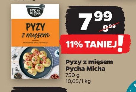 Pyzy z mięsem Pycha micha promocja