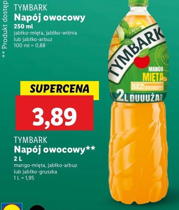 Nap贸j mango-mi臋ta Tymbark 1936 promocja