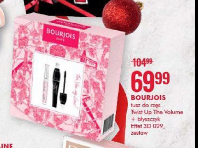 Tusz twist up + pomadka rouge edition velvet Bourjois promocja