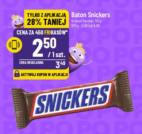 Baton Snickers promocja w POLOmarket