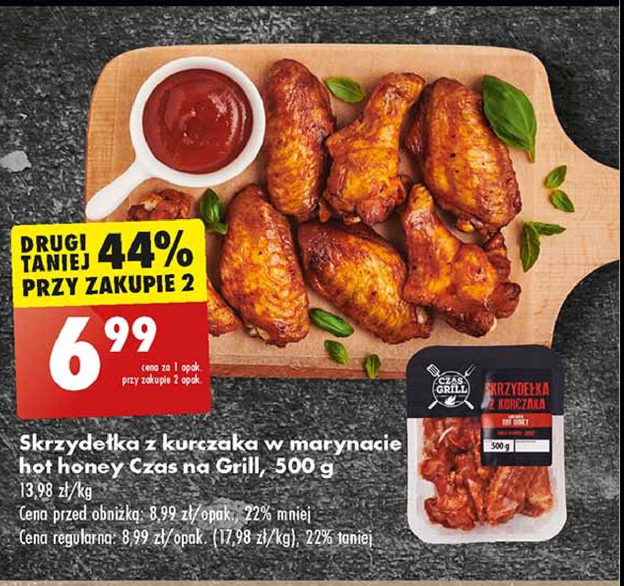 Skrzydełka z kurczaka w marynacie hot honey Czas na grill promocja