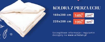 Kołdra promocja w Arhelan