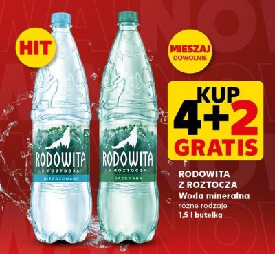 Woda mineralna różne rodzaje promocja w Kaufland