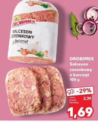 Salceson czosnkowy z kurcząt 100 g promocja w Kaufland