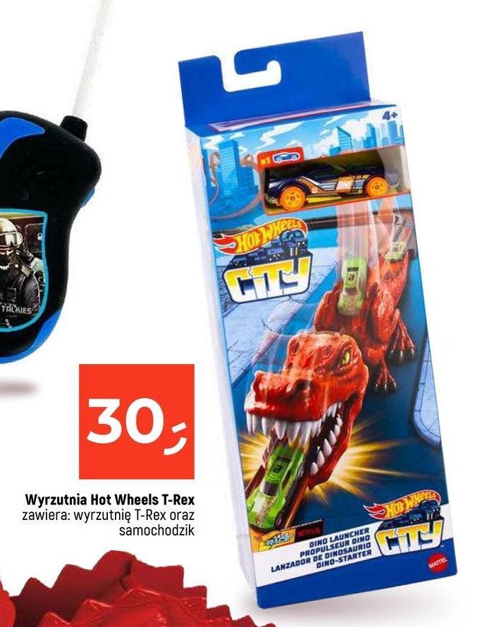 Wyrzutnia hot wheels z samochodem promocja