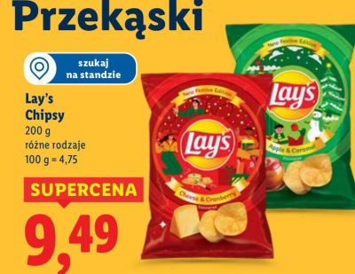 Chipsy Lay's promocja w Lidl