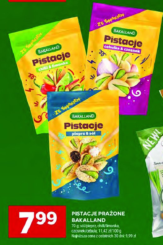 Pistacje pieprz & s贸l Bakalland promocja
