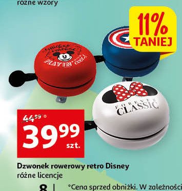 Dzwonek rowerowy myszka mickey promocja