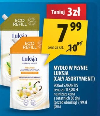 Mydło w płynie Luksja cały asortyment promocja w Arhelan