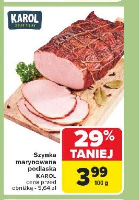 Szynka marynowana podlaska Karol promocja
