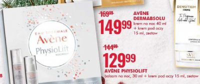 Balsam na noc + krem pod oczy Avene physiolift promocja