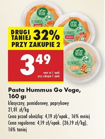Hummus klasyczny Govege promocja