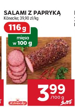 Salami z papryką Konecke promocja