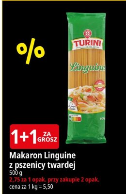 Makaron Linguine z pszenicy twardej Turini promocja w Leclerc