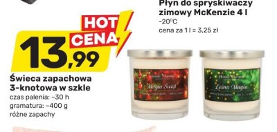 Świeca zapachowa 3-knotowa w szkle promocja w Bricomarche