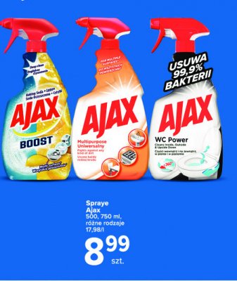 Płyn do czyszczenia toalet Ajax wc power Ajax . promocja