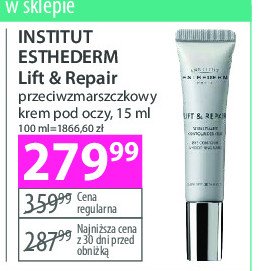 Serum do oczu Institut esthederm lift & repair promocja