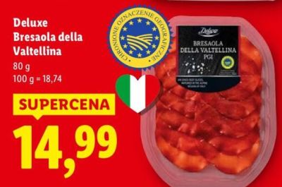 Bresaola della Valtellina Deluxe promocja w Lidl