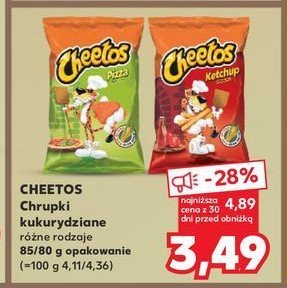 Chrupki pizzerini Cheetos promocja