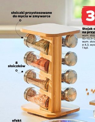 Stojak obrotowy do przypraw promocja w Netto