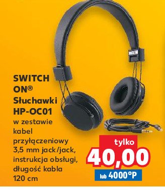 Słuchawki hp-oc01 Switch on promocja