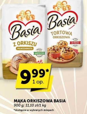 Mąka orkiszowa Basia promocja w Groszek