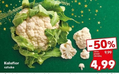 Kalafior sztuka promocja w Kaufland