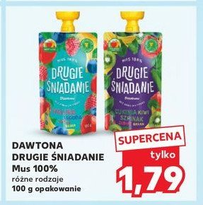 Mus cukinia kiwi szpinak Drugie śniadanie promocja