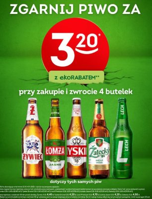 Piwo Łomża Jasne 0.5l promocja w Żabka