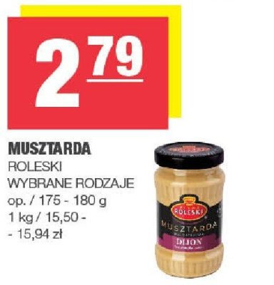 Musztarda Roleski promocja w SPAR