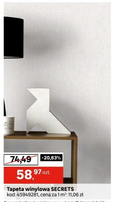 Tapeta winylowa SECRETS promocja w Leroy Merlin