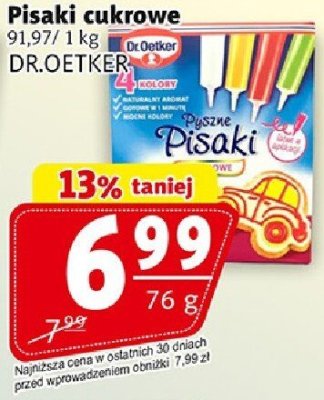 Pisaki cukrowe promocja w Prim Market