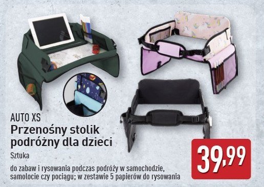 Stolik przenośny dla dzieci AUTO XS promocja