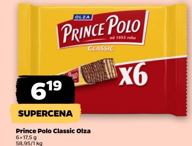 Wafelki Prince polo promocja w Netto