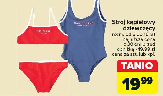 Strój kąpielowy dwuczęściowy 5-16 lat promocja
