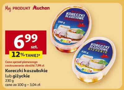Koreczki kaszubskie lub duńskie promocja w Auchan