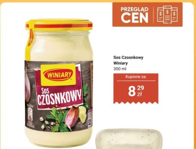 Sos czosnkowy  promocja w Dino