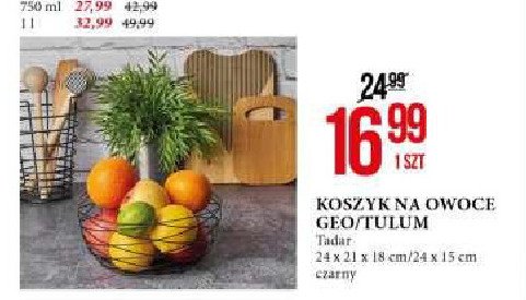 Koszyk na owoce tulum Tadar promocja