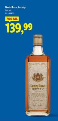 Brandy Denki Bran 700 ml promocja w Lidl