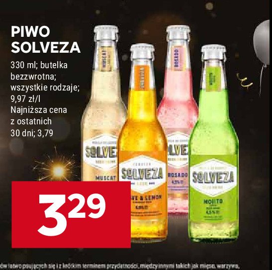 Piwo mojito Solveza promocja