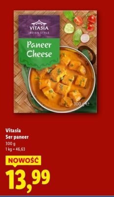 Ser paneer Vitasia promocja w Lidl