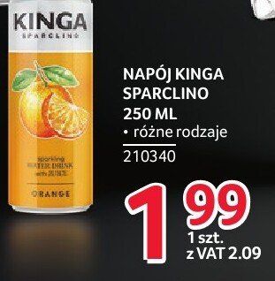Napój Kinga Sparclino 250 ml promocja w Selgros