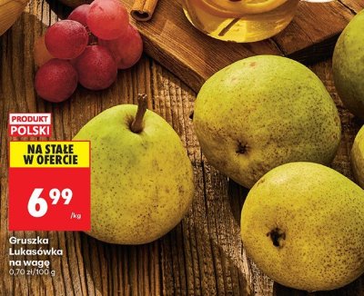 Gruszka Lukasówka promocja w Biedronka